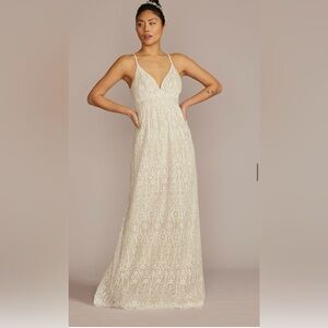 David's Bridal IvyChamp Lace Wedding Dress